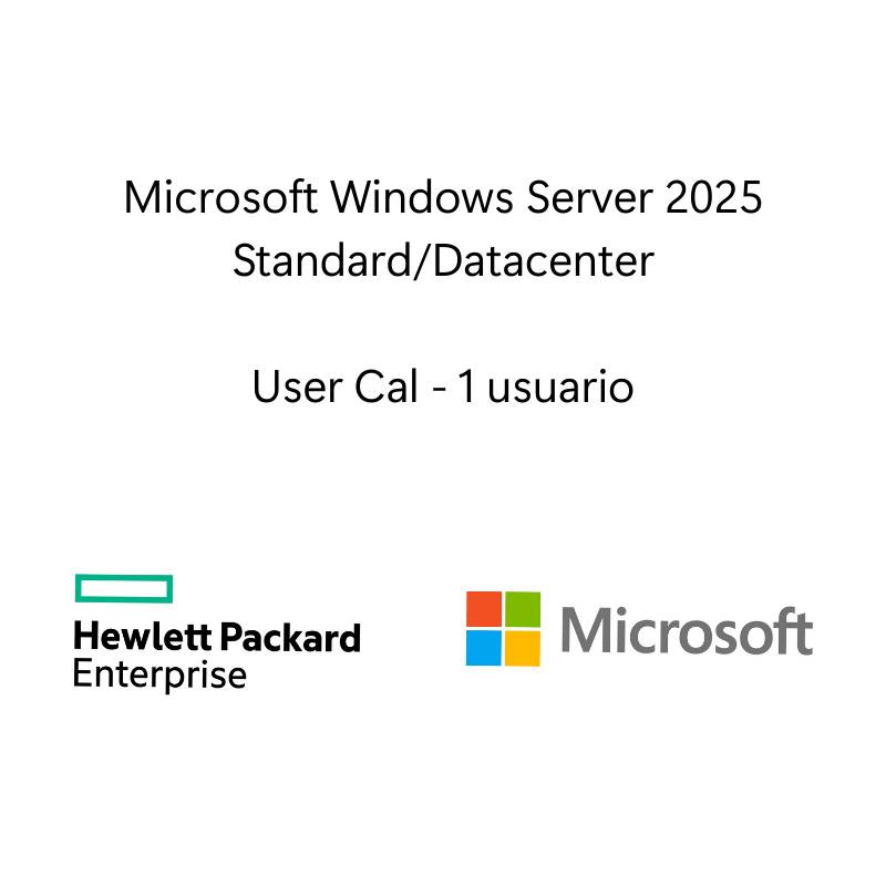 LTU de Microsoft Windows Server 2025 1 usuario CAL WW - LTU de Microsoft Windows Server 2025 1 usuario CAL WW -